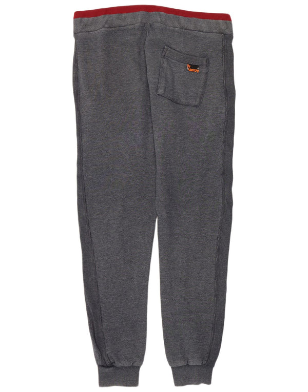Superdry Herre Slim Fit træningsdragt Bukser Joggers Medium Navy Blue Flecked