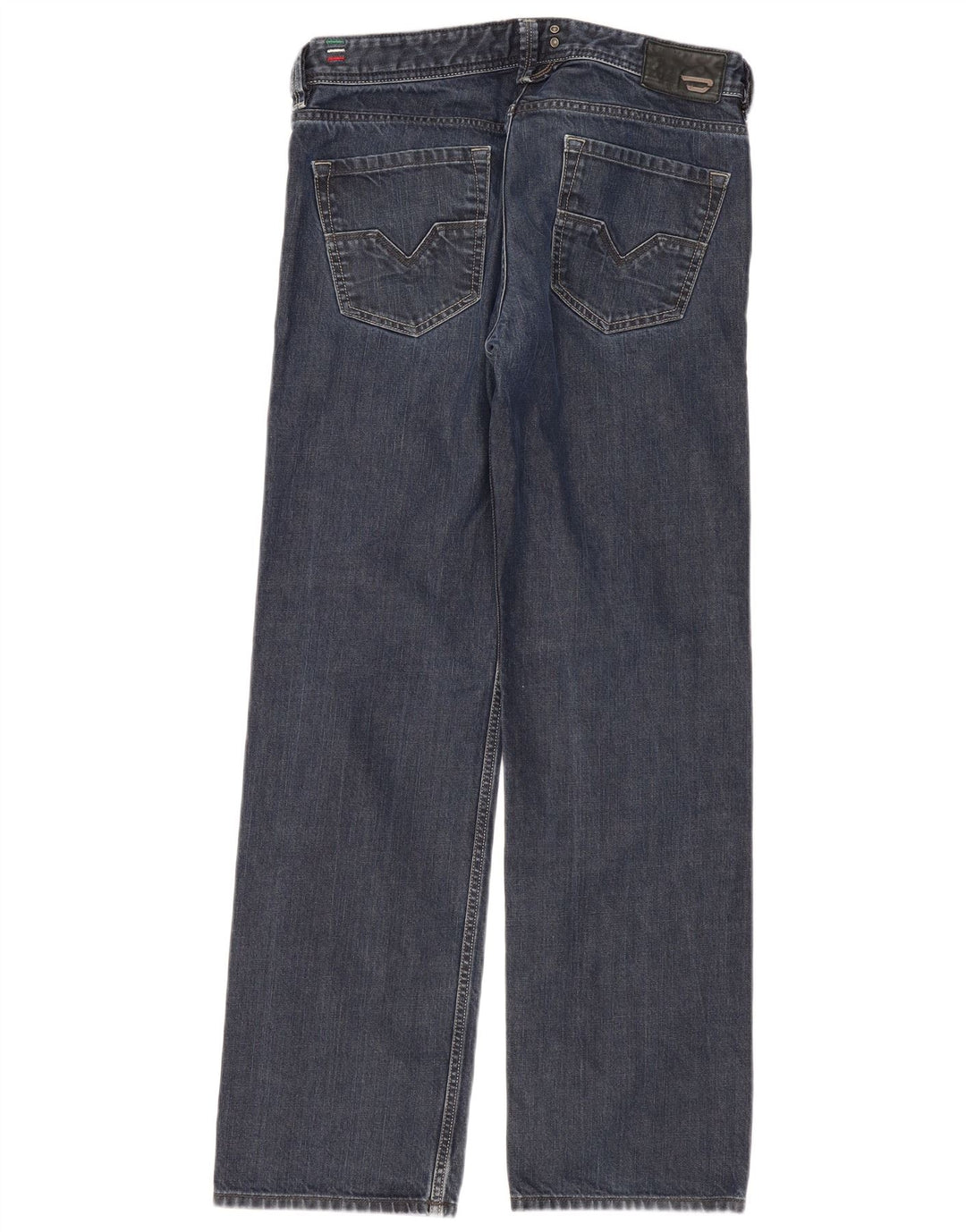 Diesel Herre Larkee Regular Straight Jeans W33 L32 Marineblå Bomuld