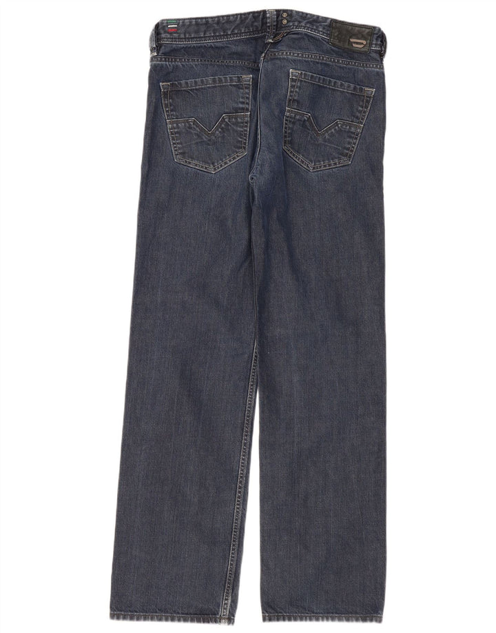 Diesel Herre Larkee Regular Straight Jeans W33 L32 Marineblå Bomuld