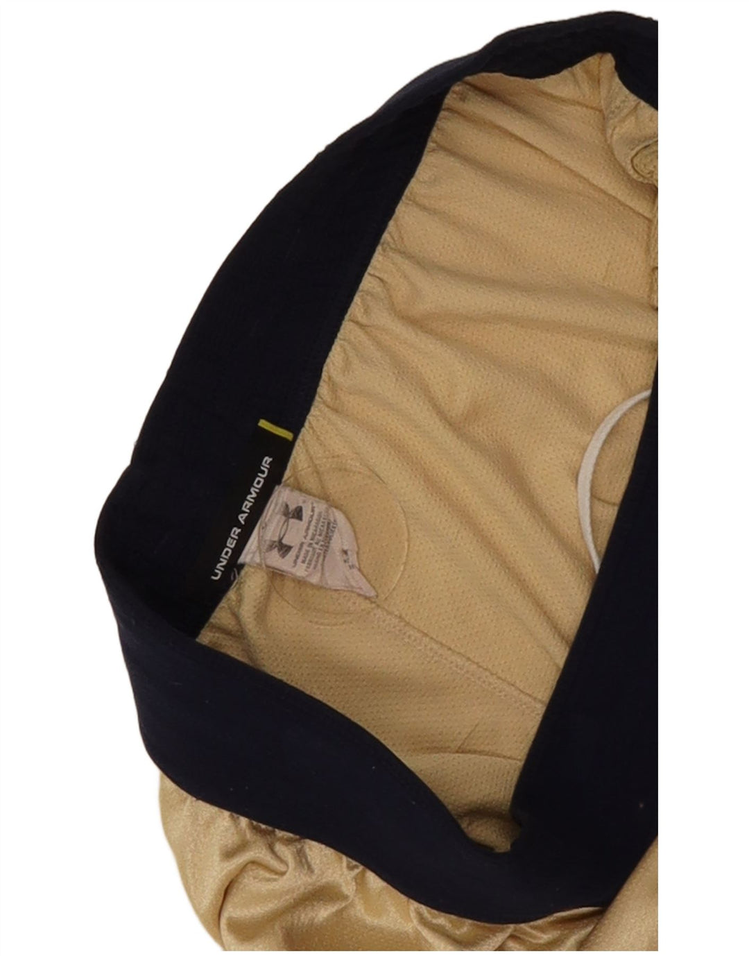 Under Armour Herre grafiske sportsshorts Large Gold Colourblock Polyester