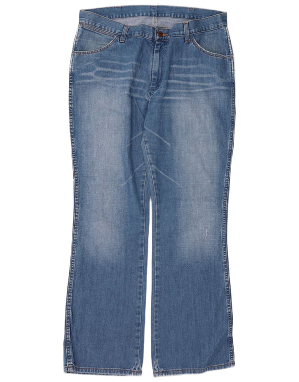 Wrangler Dame Bootcut Jeans W36 L32 Blå Bomuld