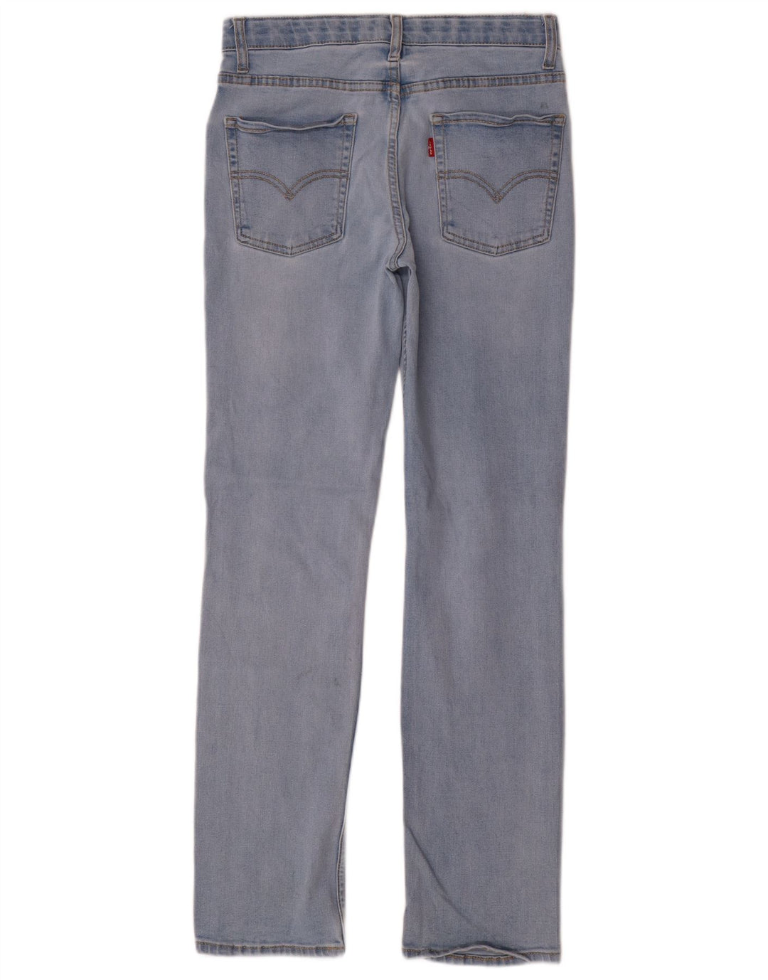 Levi's Boys 511 Distressed Slim Jeans 15-16 år W28 L30 Blue Cotton