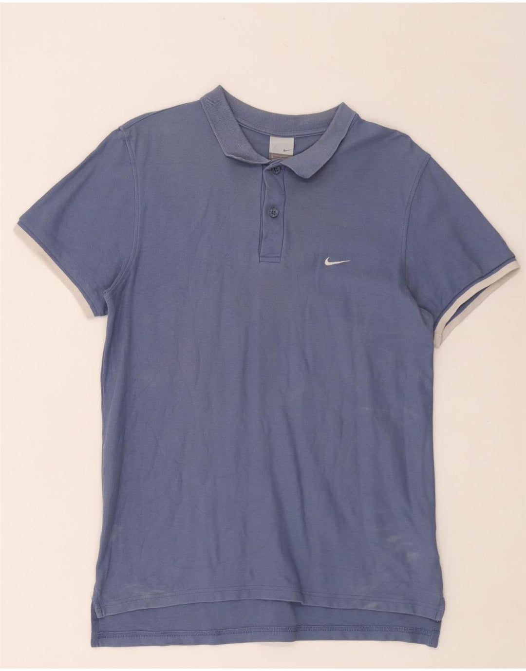 Nike Poloskjorte til mænd, stor blå bomuld