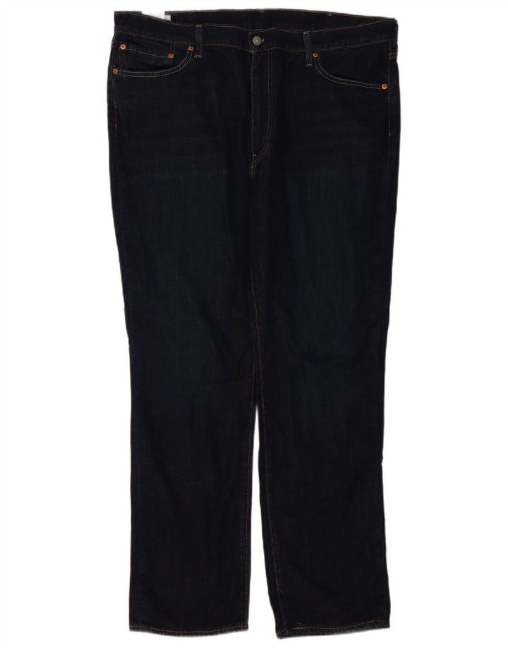 Levi's Herre 514 Straight Jeans W40 L32 Marineblå Bomuld