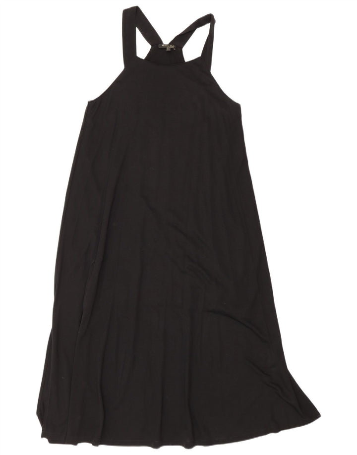 Massimo Dutti Dame ærmeløs Maxi Dress UK 10 Small Black