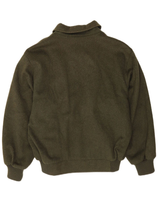 Steinbock Herre Bomber Windbreaker Jacket EU 52 XL Grøn Uld