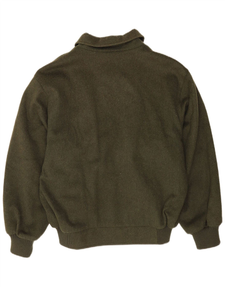 Steinbock Herre Bomber Windbreaker Jacket EU 52 XL Grøn Uld