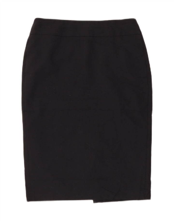 Marks & Spencer Pencil Nederdel til kvinder UK 10 Small W28 Navy Blue Polyester
