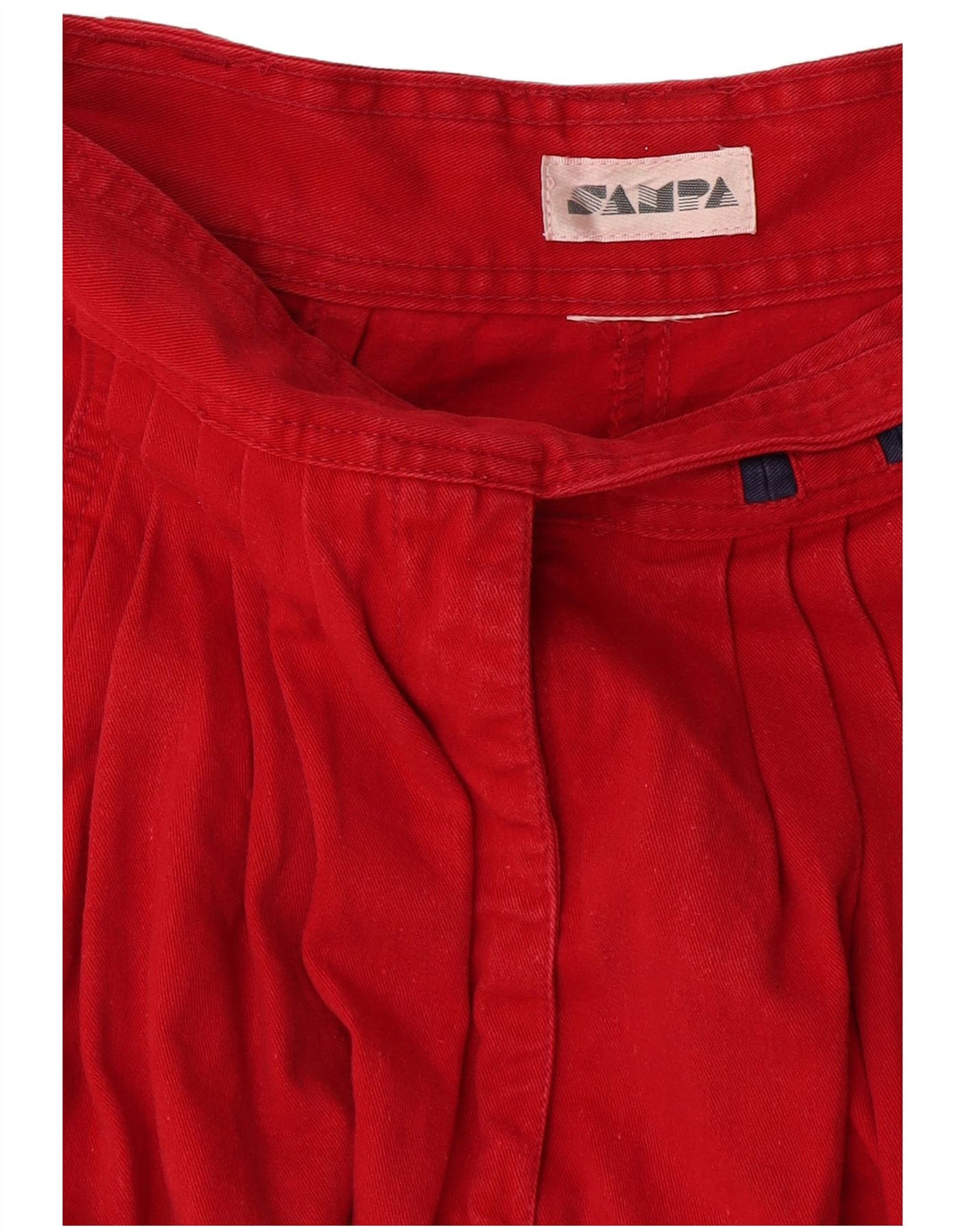 Vintage Kvinders Pegged Casual Bukser W24 L29 Rød
