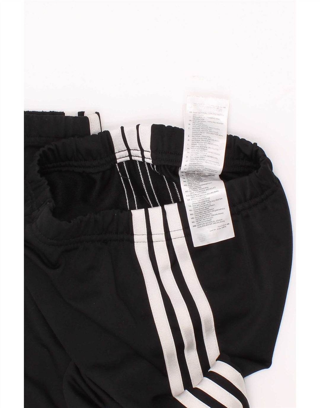 Adidas Drenge Træningsdragt Bukser Joggers 5-6 År Sort Polyester