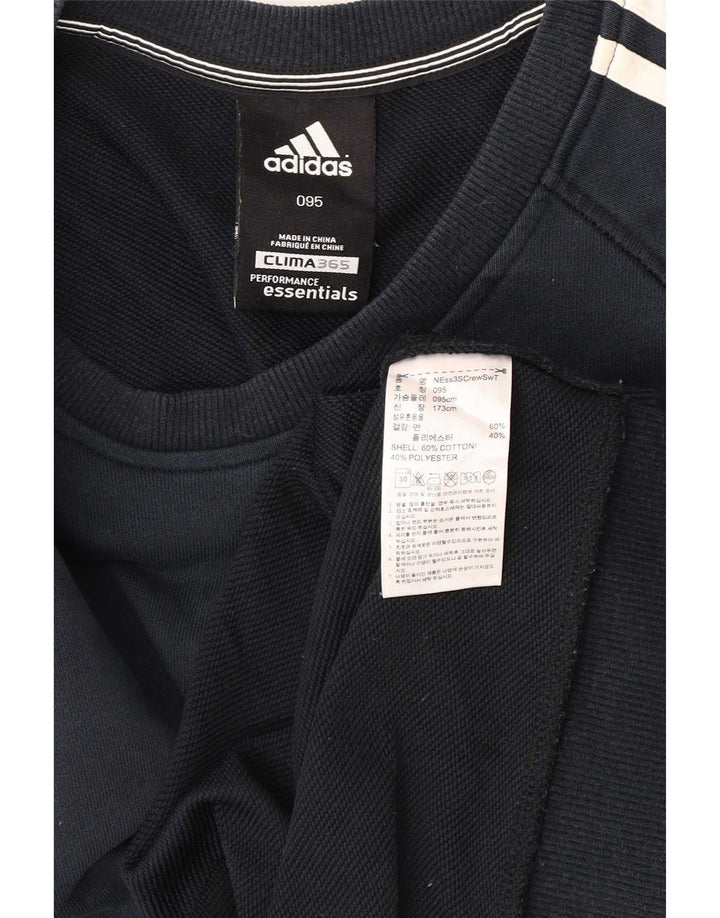 Adidas Herre Clima 365 Sweatshirt Jumper lille marineblå bomuld