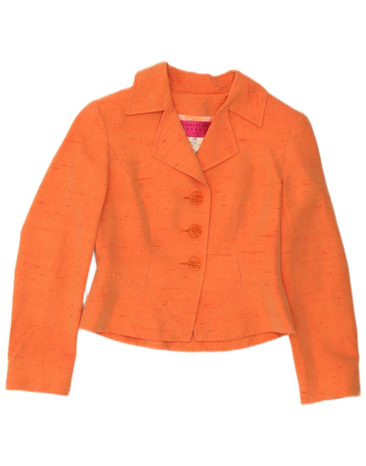 Bazar De Christian Lacroix Dame Blazer Jakke EU 38 Medium Orange