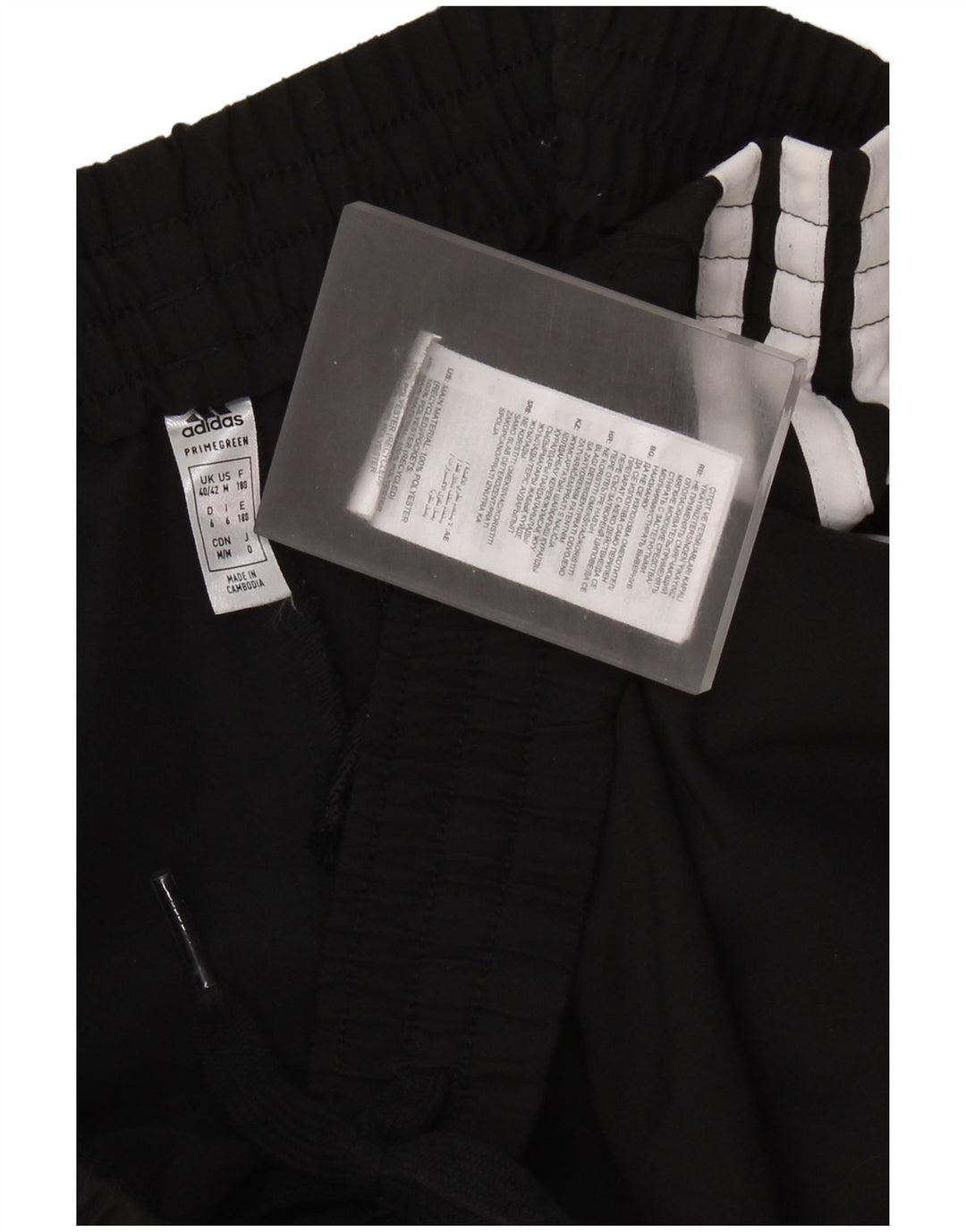 ADIDAS Træningsdragt til mænd Joggers UK 40/42 Medium Black Polyester