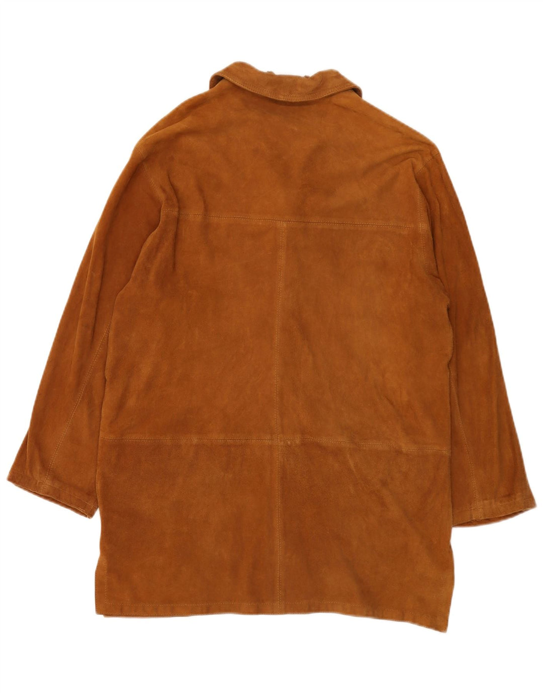 Vintage ruskindsfrakke til kvinder EU 40 Medium Beige Læder