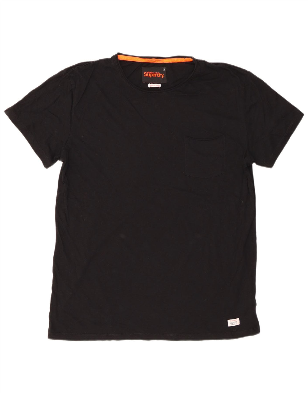 Superdry T-shirt top til mænd 2XL sort bomuld