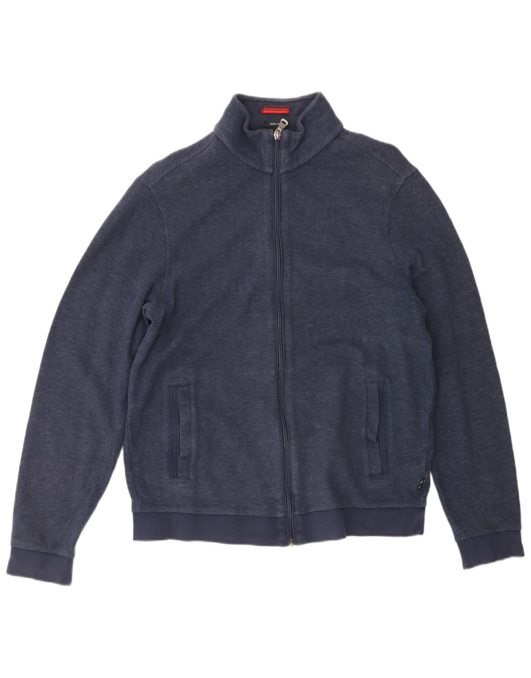 Hugo Boss Herre Regular Fit træningsdragt Topjakke Medium Marineblå Bomuld