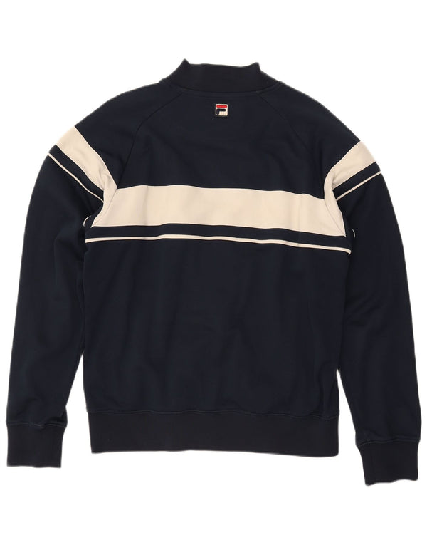 FILA Træningsdragt til mænd Topjakke Medium Marineblå Colourblock Polyester