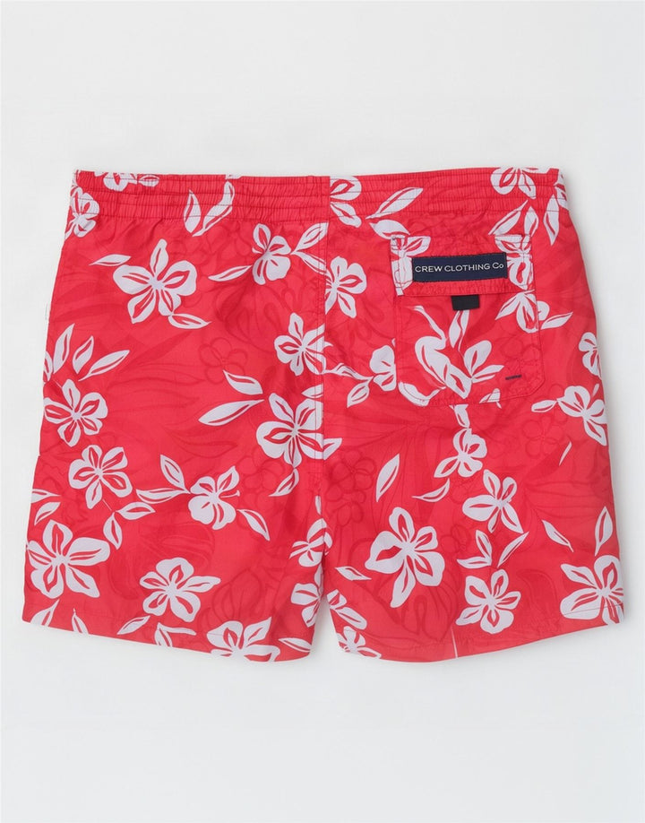 Besætningstøj Herre badeshorts store røde blomster