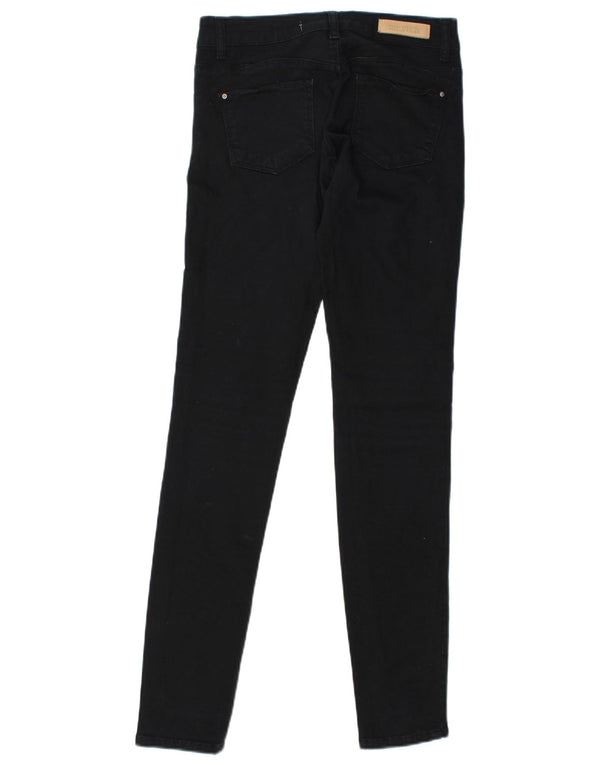 Zara Dame Skinny Jeans EU 34 2XS W24 L27 Sort Bomuld
