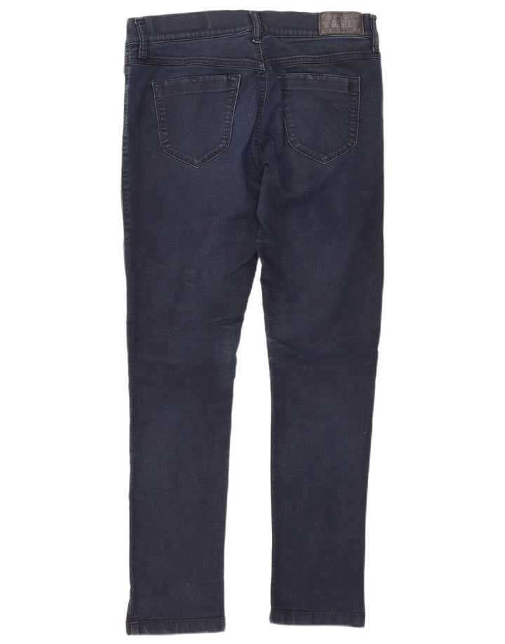 Diesel Dame Slim Jeans W32 L28 Marineblå Bomuld