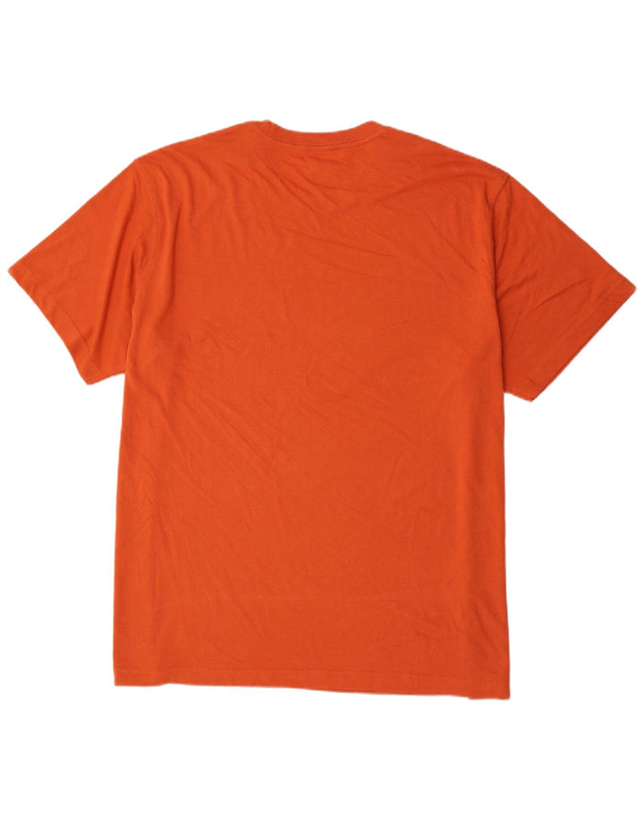 EDDIE BAUER Herre T-Shirt Top 2XL Orange Bomuld