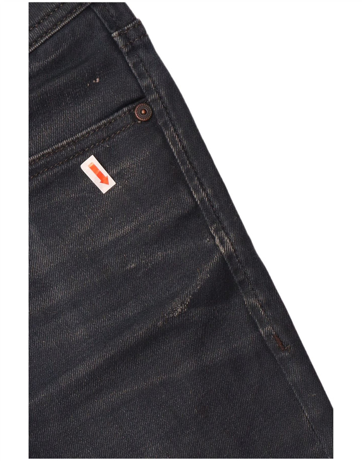 JACK & JONES Herre Clark Straight Jeans W30 L29 Marineblå Bomuld