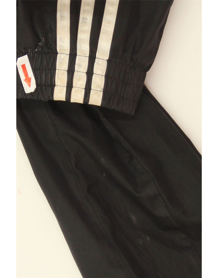Adidas Regnjakke med hætte til mænd UK 38 Medium Sort Polyester