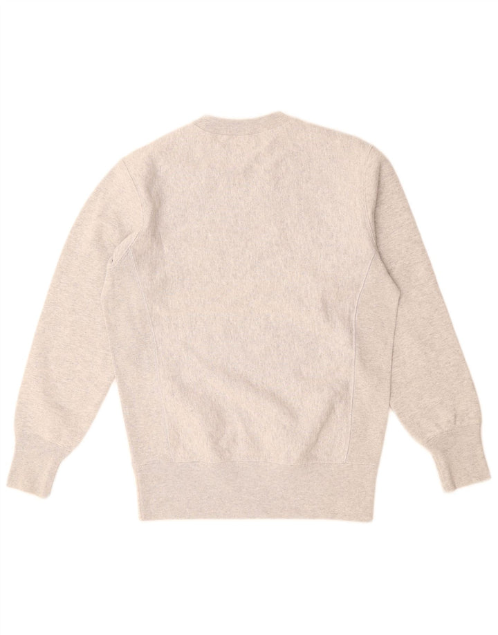 Champion Herre grafisk sweatshirt Jumper lille grå flækket bomuld