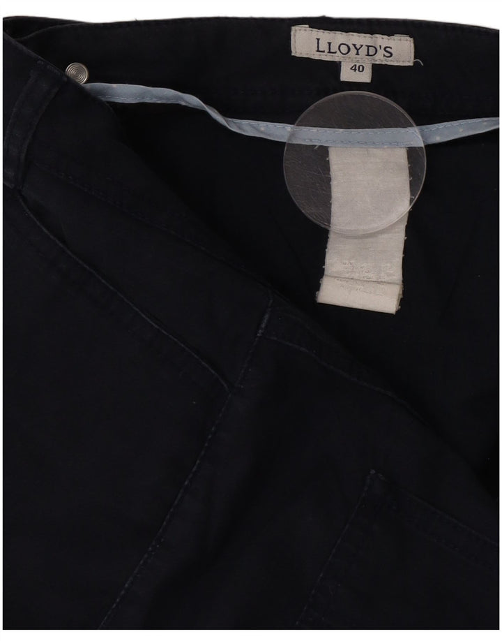 Vintage Bermuda Chino Shorts til kvinder W40 2XL Navy Blue