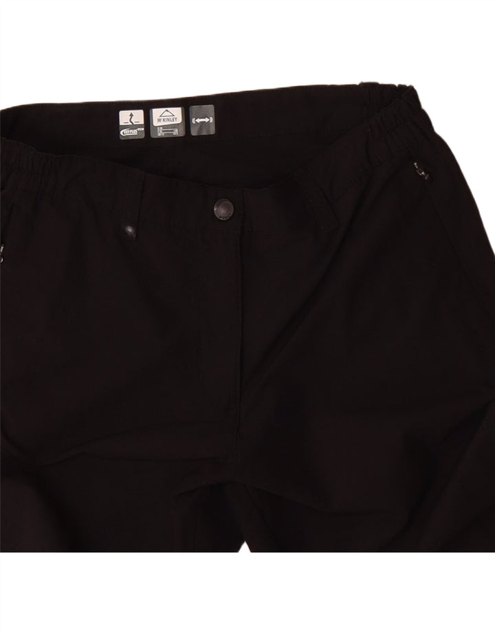 MC KINLEY Womens Hiking Trousers UK 12 Medium W30 L32 Black Polyamide