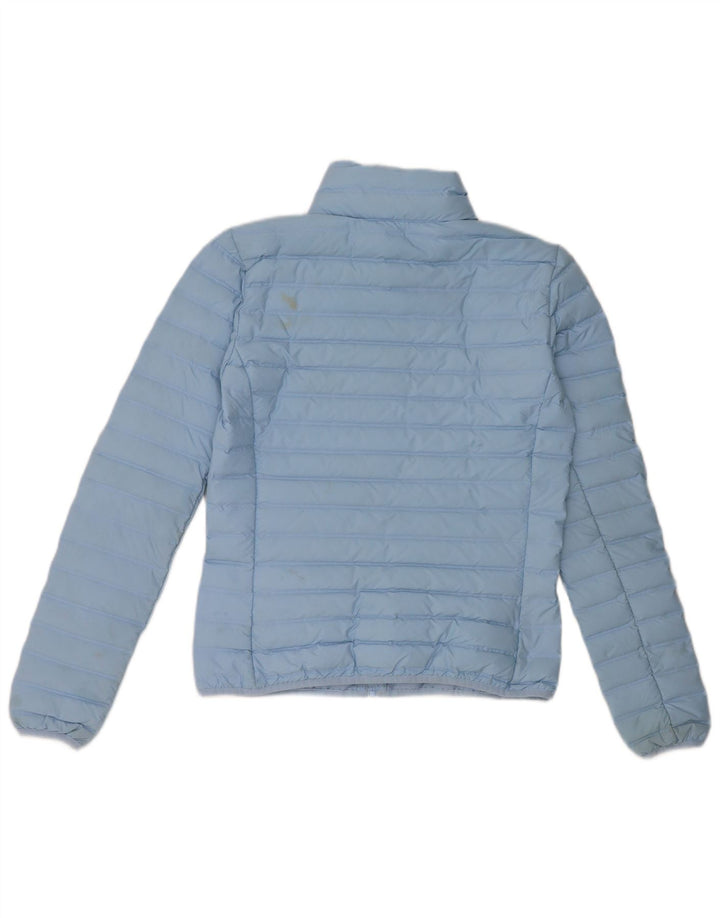 Adidas polstret damejakke UK 4/6 XS blå polyester