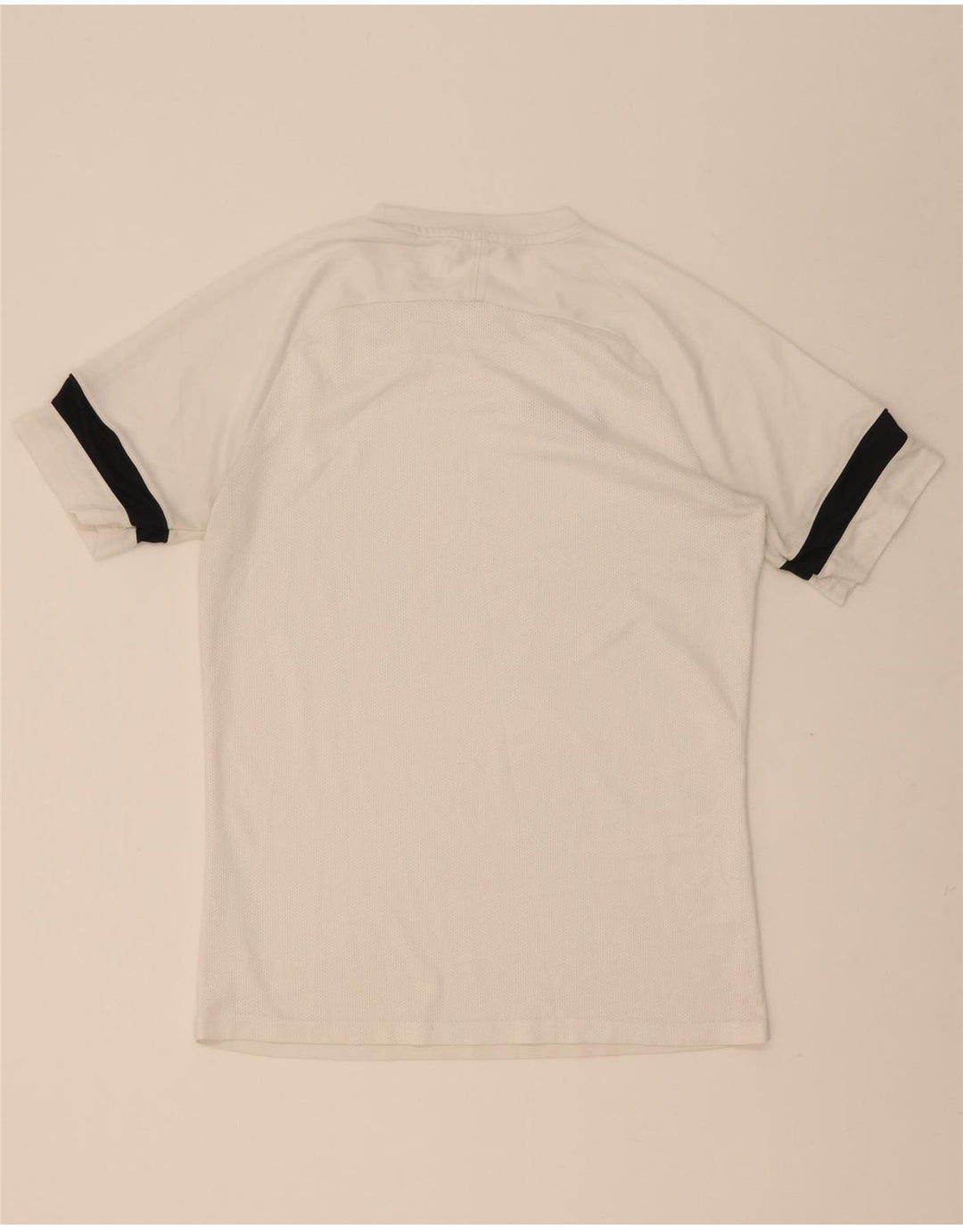 Nike Herre Dri Fit T-shirt Top Medium White Colourblock