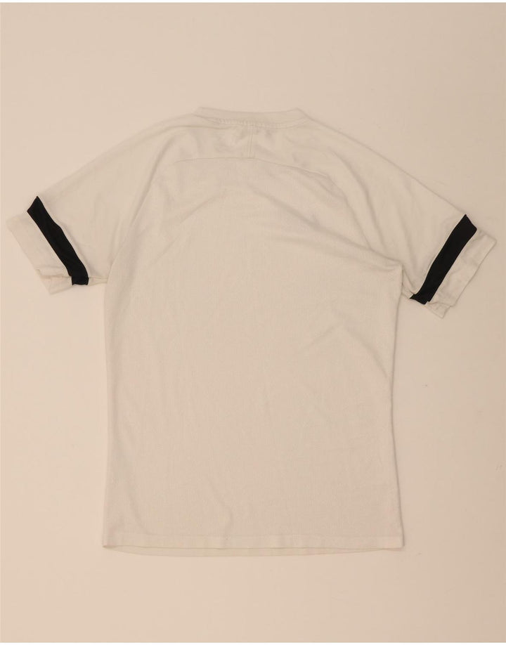 Nike Herre Dri Fit T-shirt Top Medium White Colourblock
