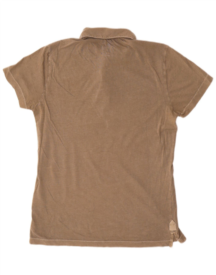 Henry Cottons Herre Slim Fit Polo Shirt Medium Brun Bomuld