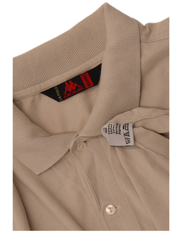 Kappa herre poloshirt 2XL beige bomuld