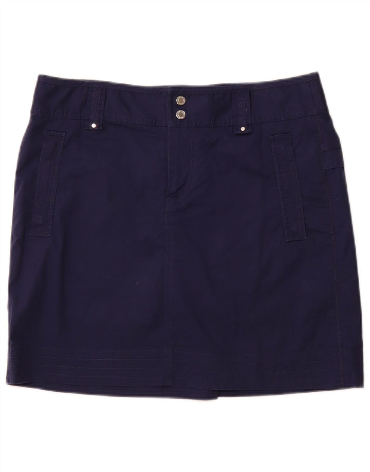 RALPH LAUREN Dame Skort US 10 Large Navy Blue Cotton