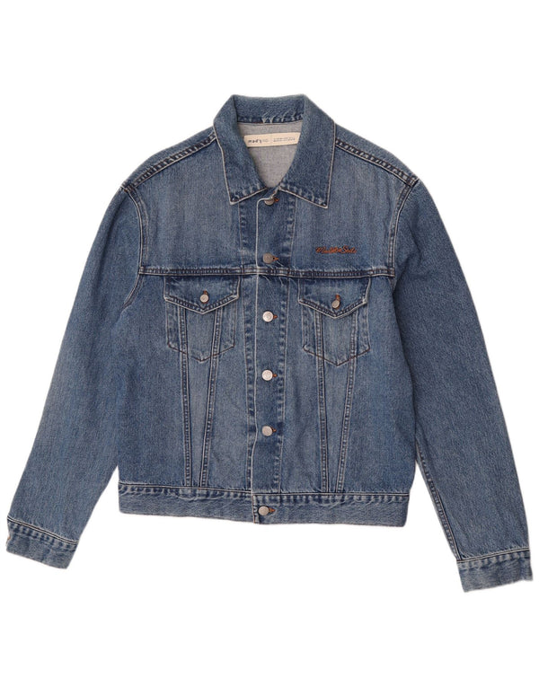 Vintage Herre denimjakke UK 40 Large Blue Cotton