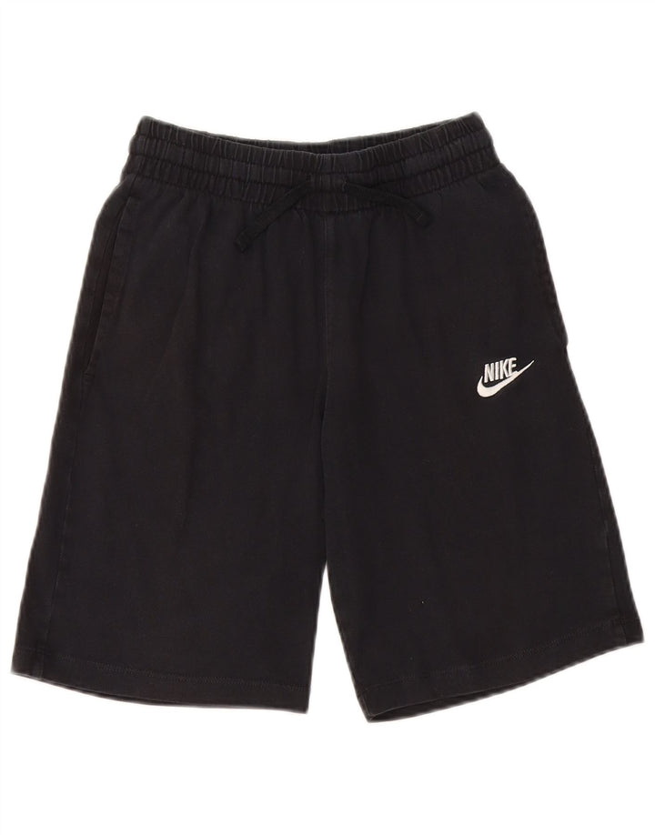 Nike drenge sportsshorts 10-11 år medium sort bomuld
