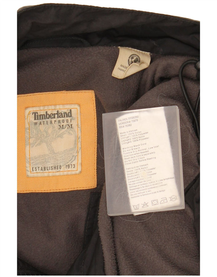 Timberland Herre Windbreaker Jacket UK 38 Medium Sort Nylon
