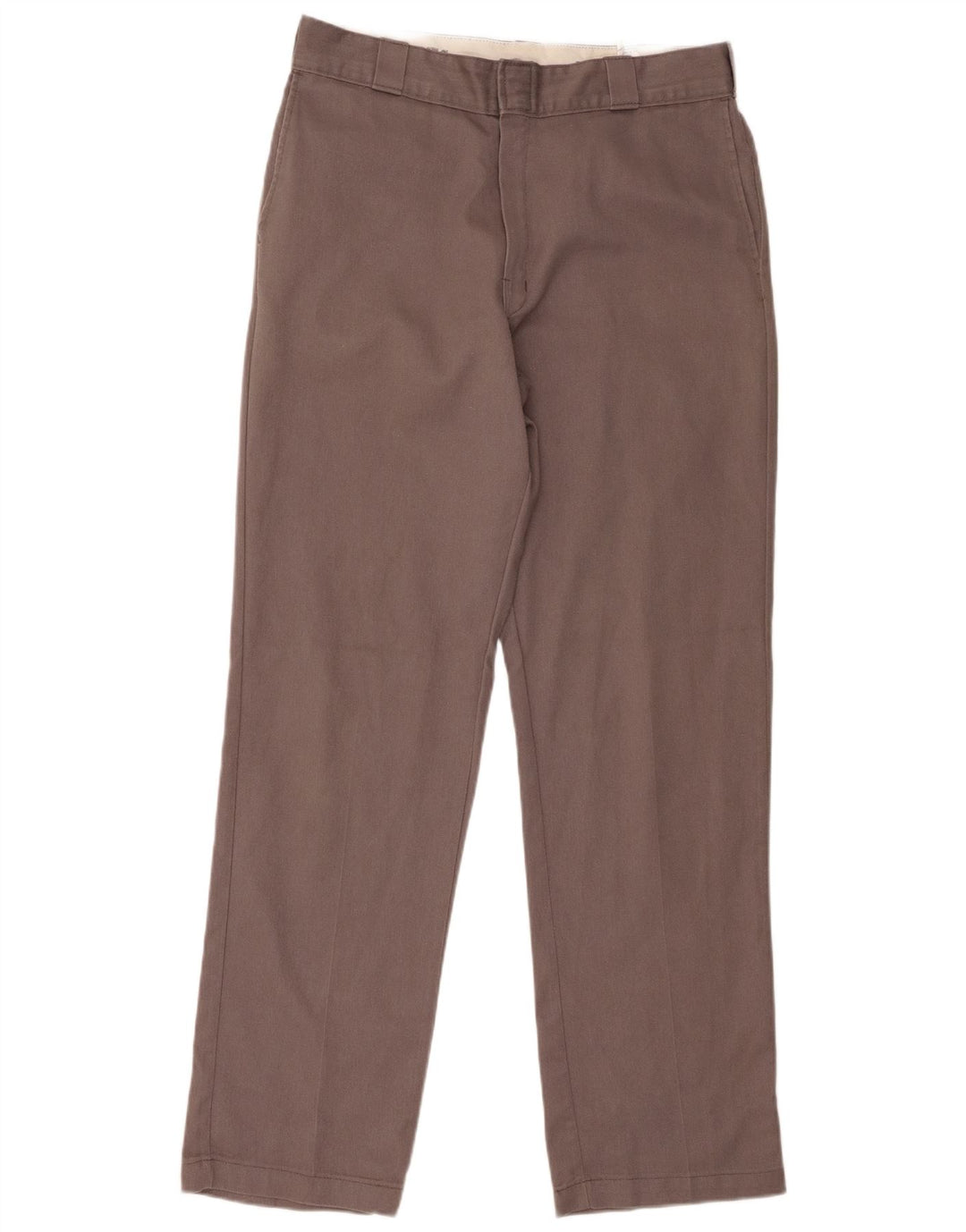 Dickies Straight Chino-bukser til mænd W34 L34 Grå polyester
