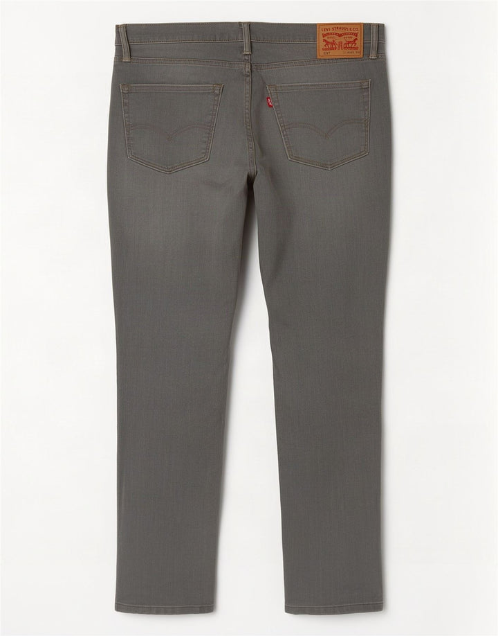 Levi's Herre 511 Slim Jeans W36 L29 Grå Bomuld