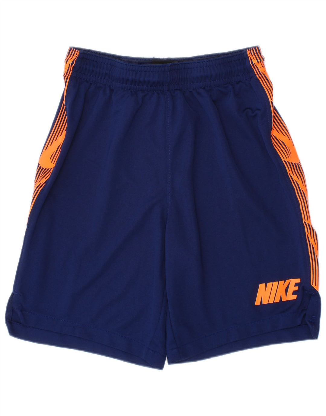 Nike drenge Dri Fit grafiske sportsshorts 10-11 år Medium marineblå