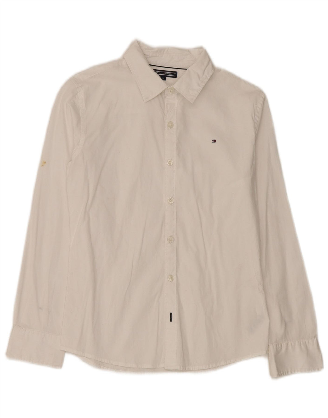 Tommy Hilfiger drengeskjorte 11-12 år hvid bomuld