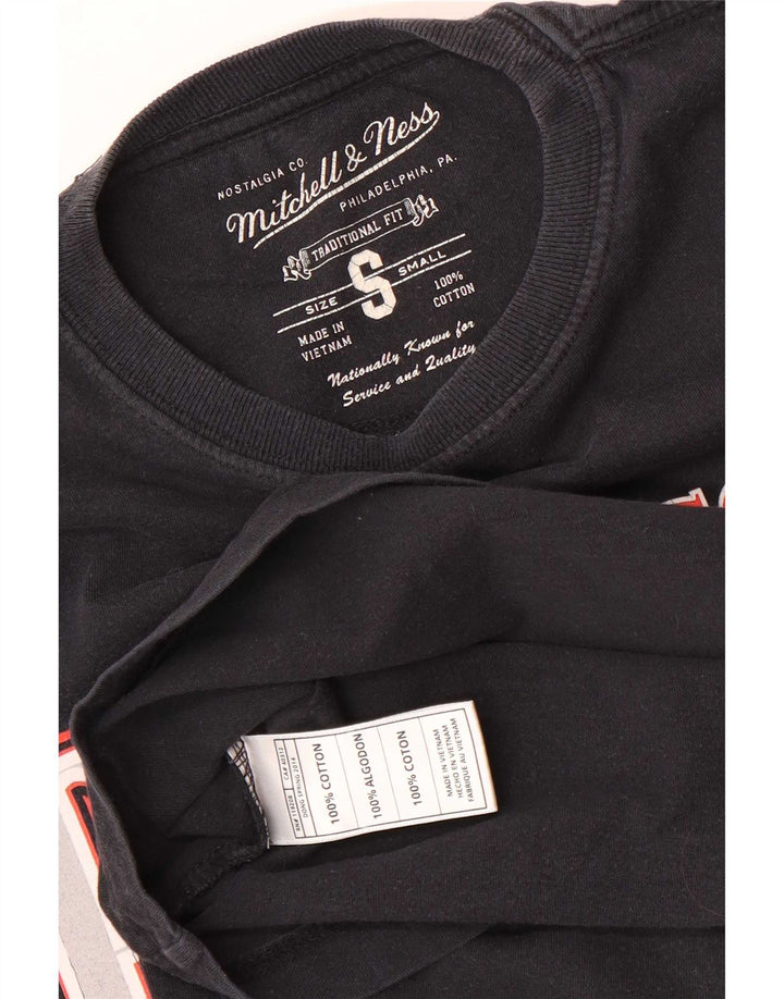 Mitchell & Ness Herre Chicago Bulls Grafisk T-shirt Top Lille marineblå