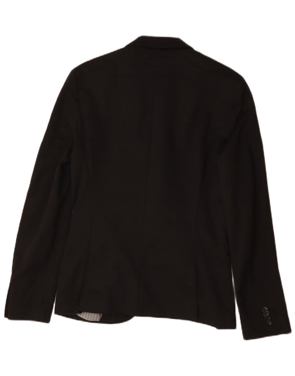 Zara Herre 1 Knap Blazer Jacket UK 40 Large Sort