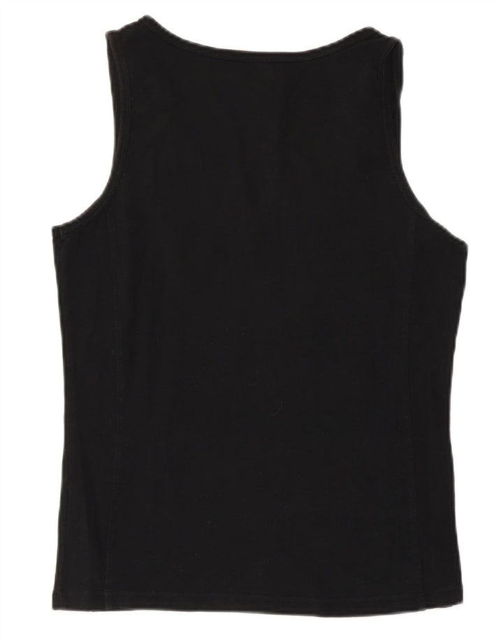 CHAMPION Womens Vest Top UK 14 Large Black