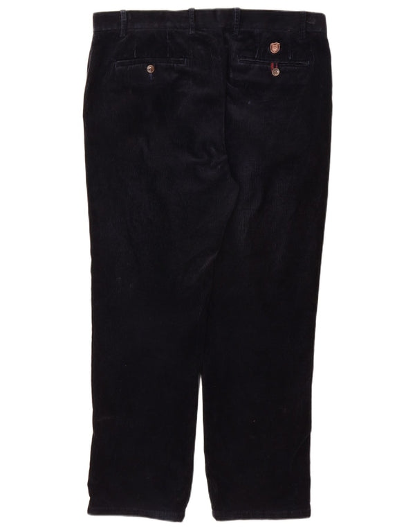 Marks & Spencer Herre Blue Harbor Corduroy Bukser W36 L29 Navy Blue