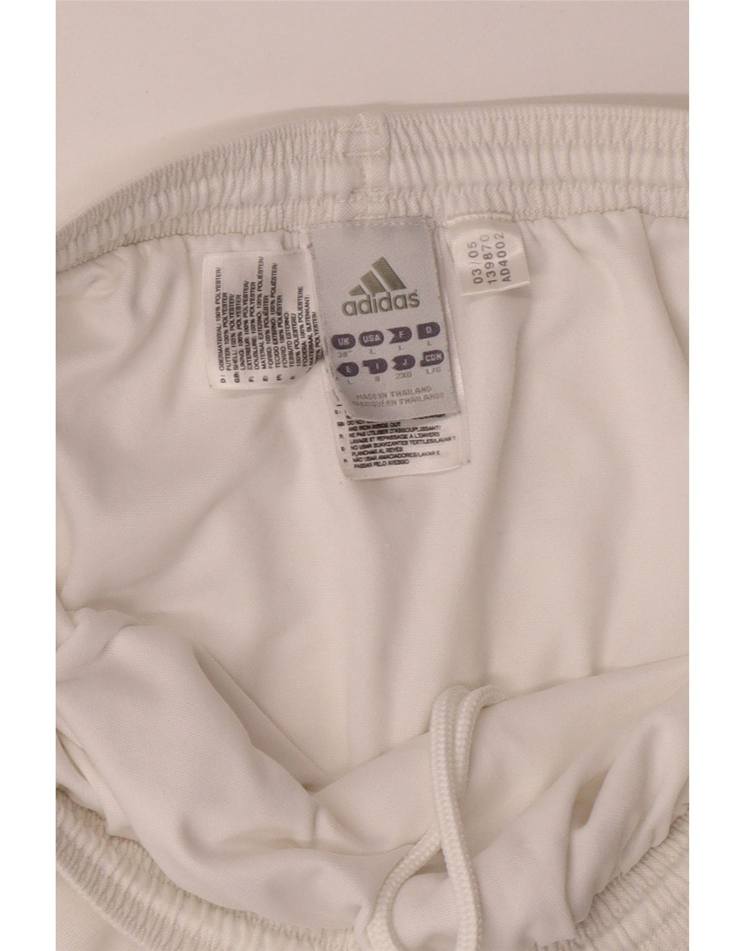 ADIDAS Herre Climalite Sportshorts XL Hvid Polyester