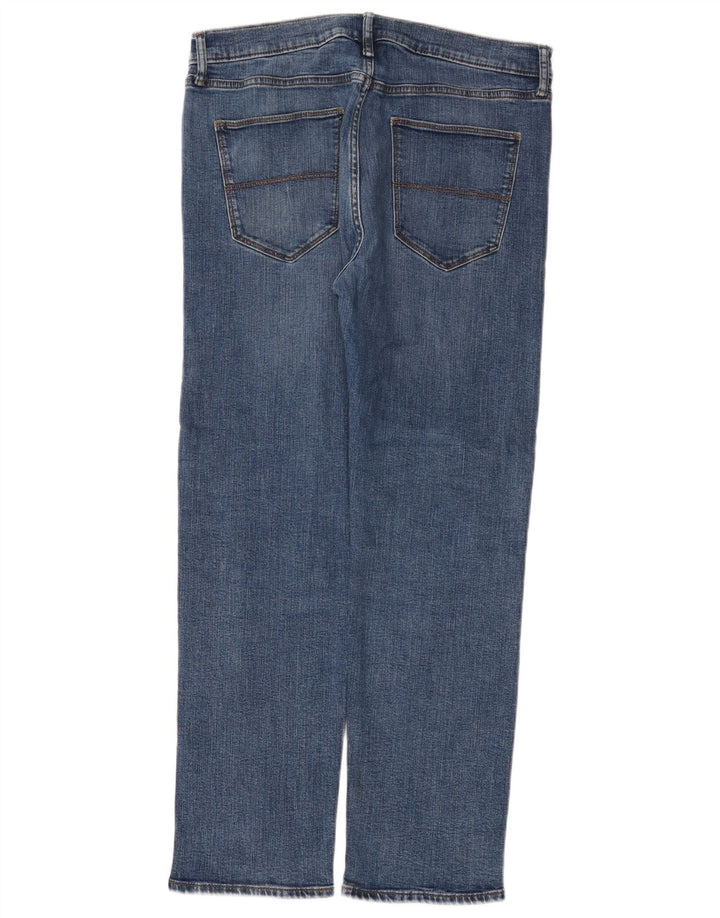Marks & Spencer Straight Jeans til mænd W34 L31 Blå bomuld