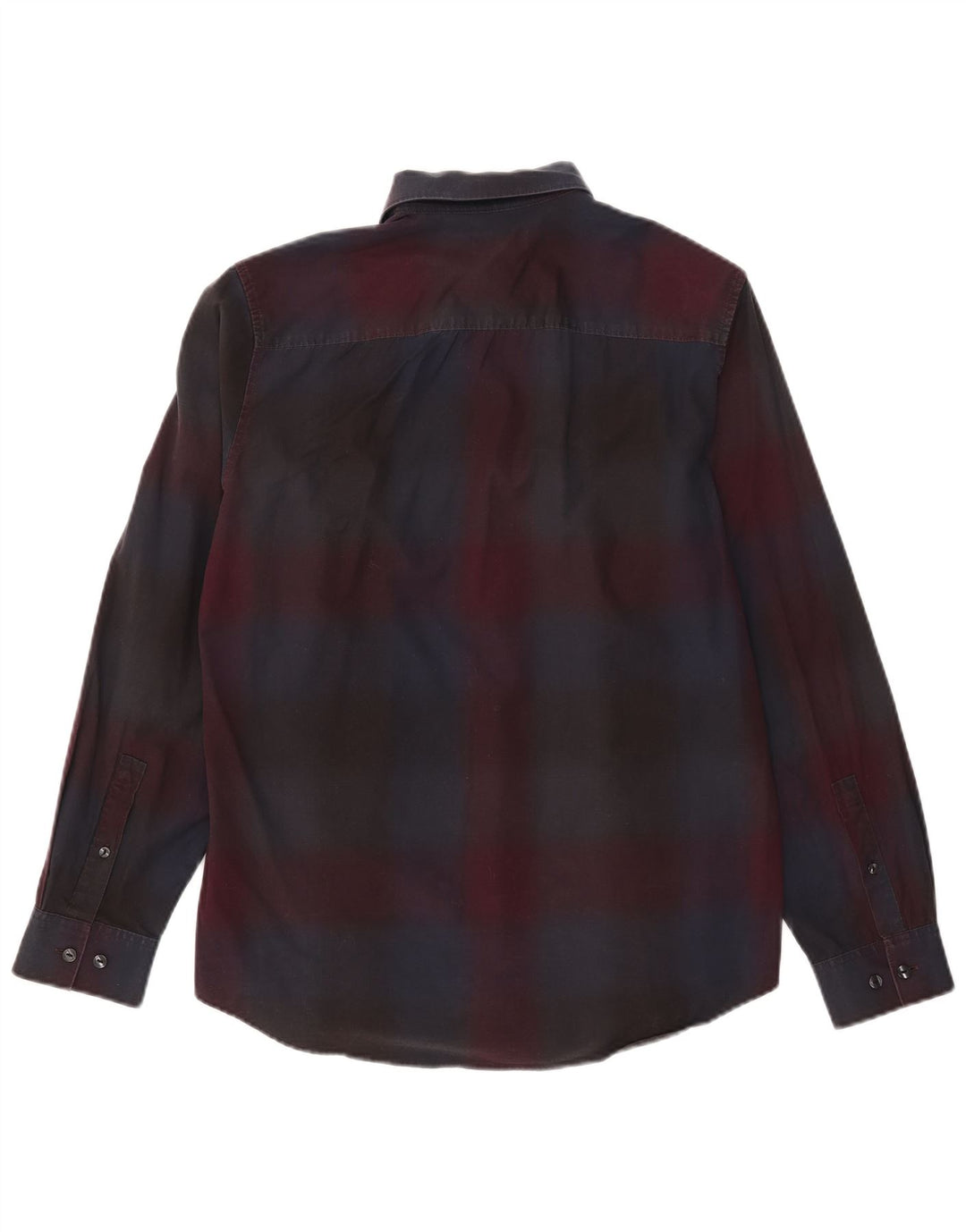 Calvin Klein Herreskjorte Medium Bourgogne Plaid Bomuld